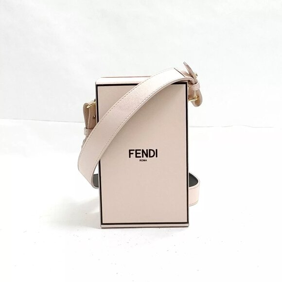 Fendi Handbags - Fendi Shoulder Bag Pink Leather 929-011025